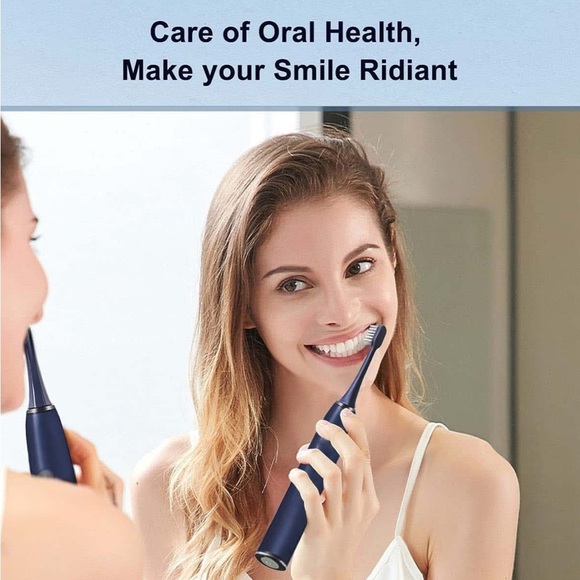 Electric Toothbrush for Adults, Sonic Toothbrush 5 Modes 3Charging,4 Brush cvs - Picture 6 of 7